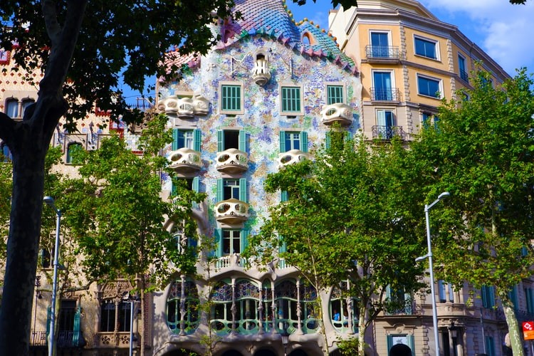 Casa Batlló, Passeig de Gràcia, Barcelona, Spagna